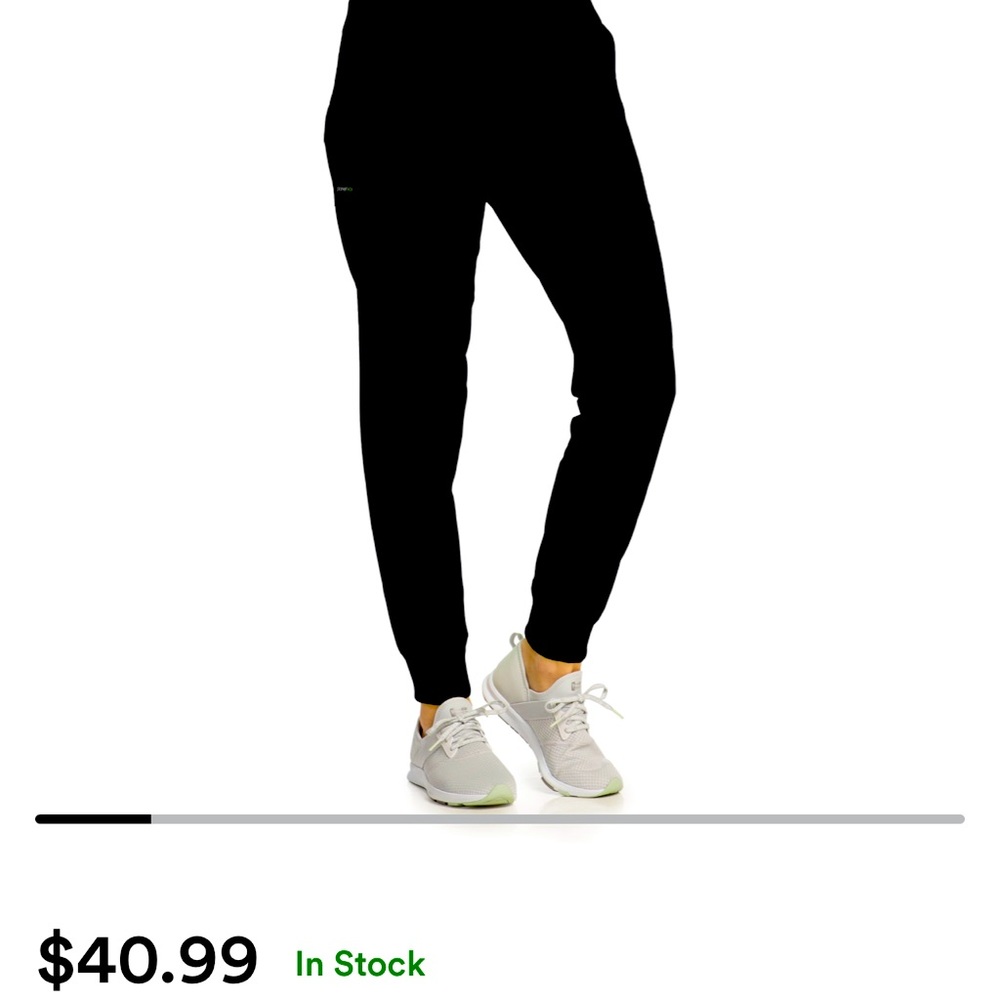 Three Planet Koi Black Scrub Bottoms